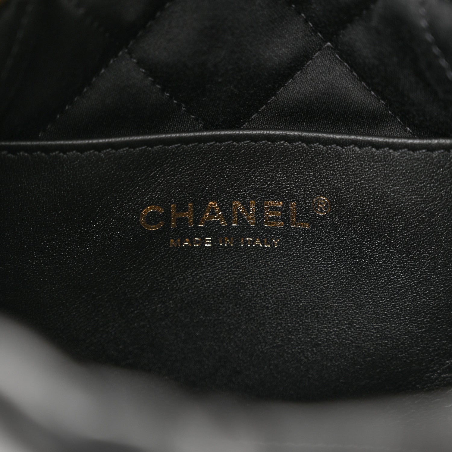 Chanel Shiny Calfskin Quilted Mini Chanel 22 Black 6 of 11