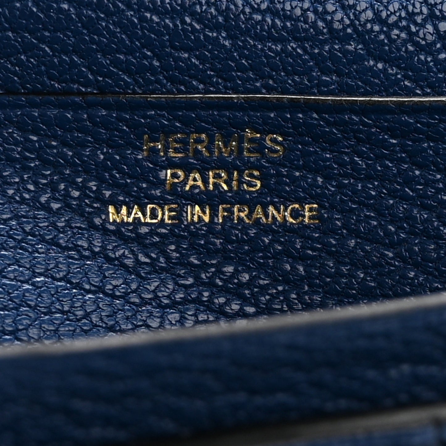 Chevre Mysore Bearn Gusset Wallet Bleu Agate