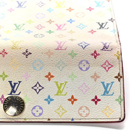 Louis Vuitton Monogram Multicolor Sarah Wallet White Litchi 20 of 21