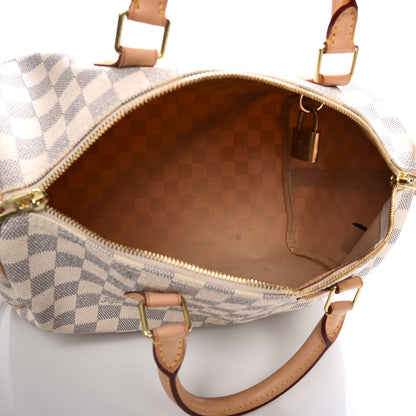 Louis Vuitton Damier Azur Speedy Bandouliere 30 6 of 15