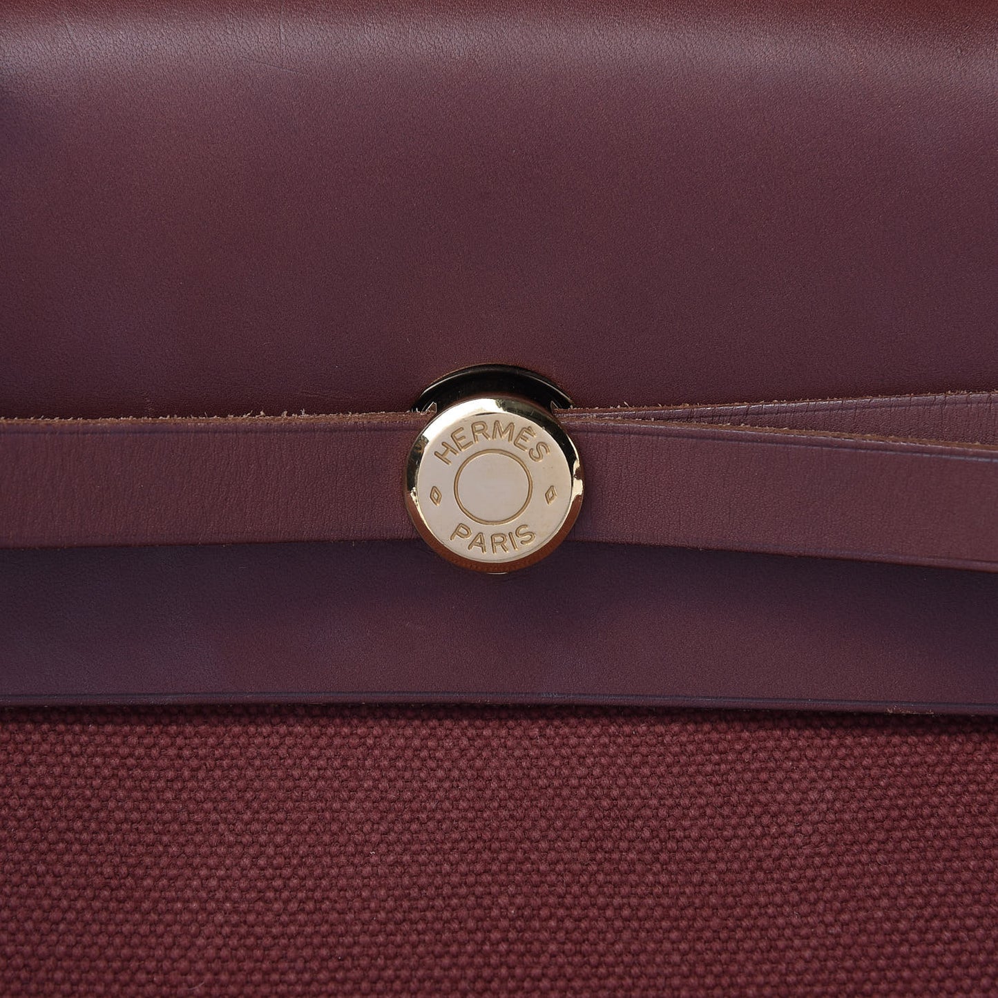 Toile Calfskin Herbag 39 GM Havane Natural