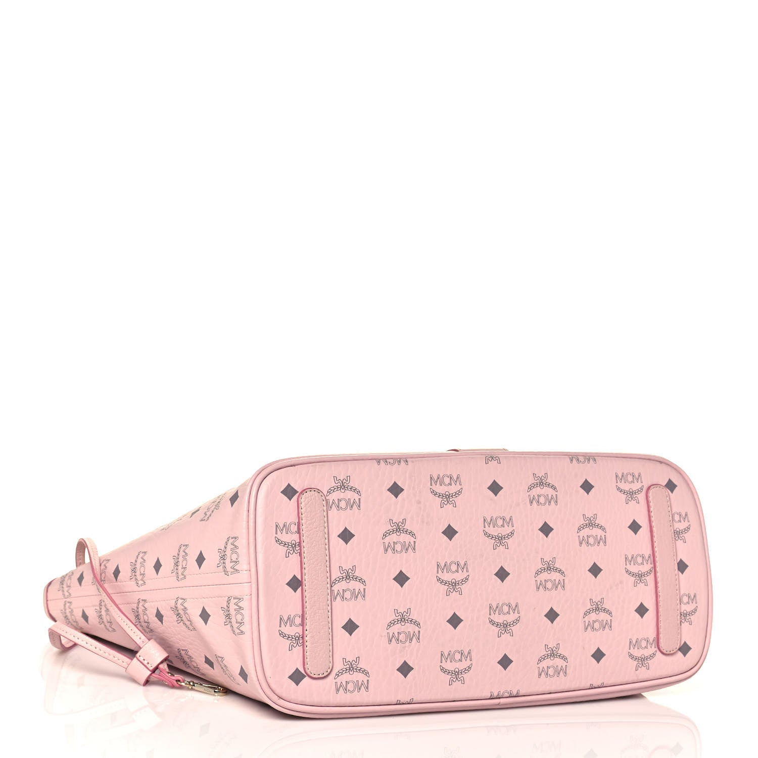 MCM Visetos Large Liz Reversible Shopper Tote Pink 4 of 19