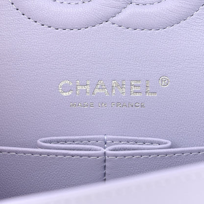 Chanel Caviar Quilted Medium Double Flap Light Purple 6 of 11