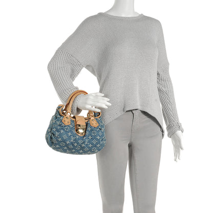 Louis Vuitton Denim Pleaty Blue 2 of 7