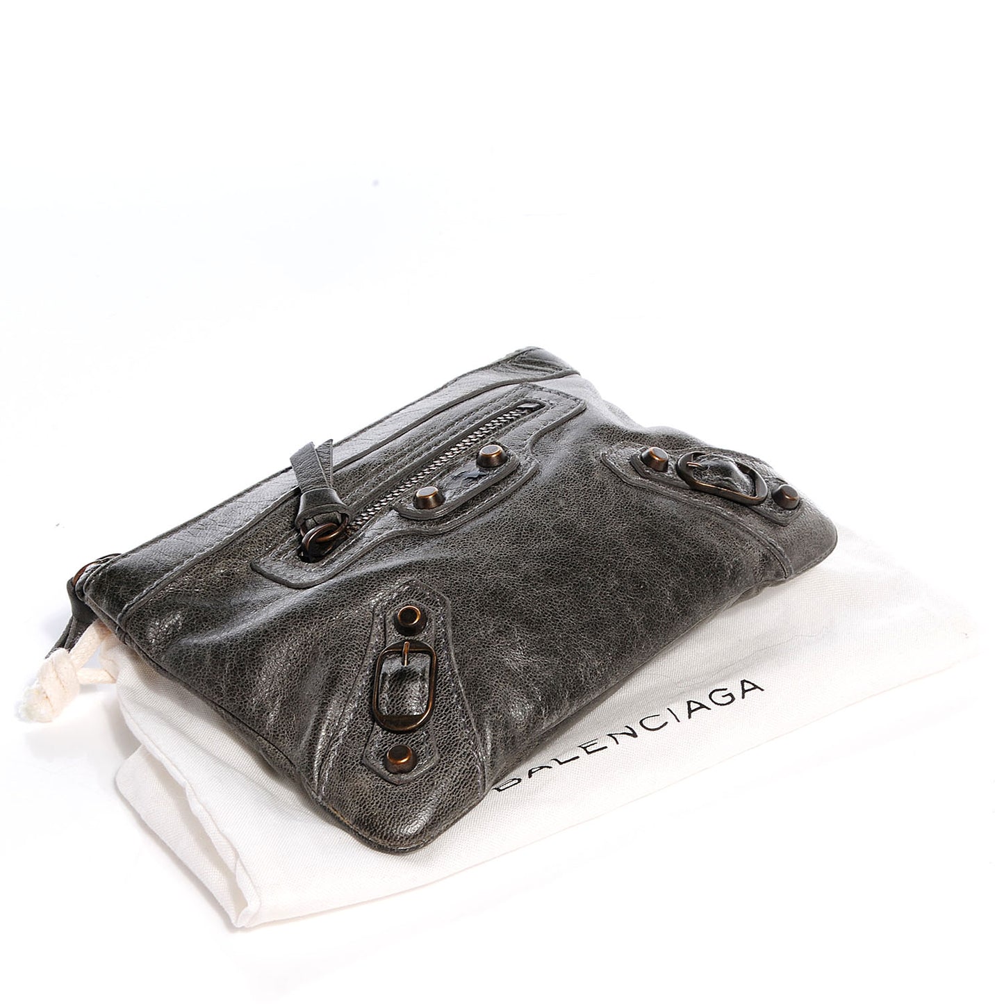 Chevre Porte-Monnaie Coin Purse Grey