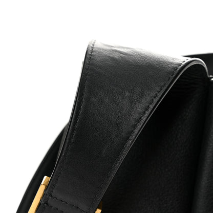 Saint Laurent Grained Calfskin Small Le 5 A 7 Soft Hobo Black 12 of 13