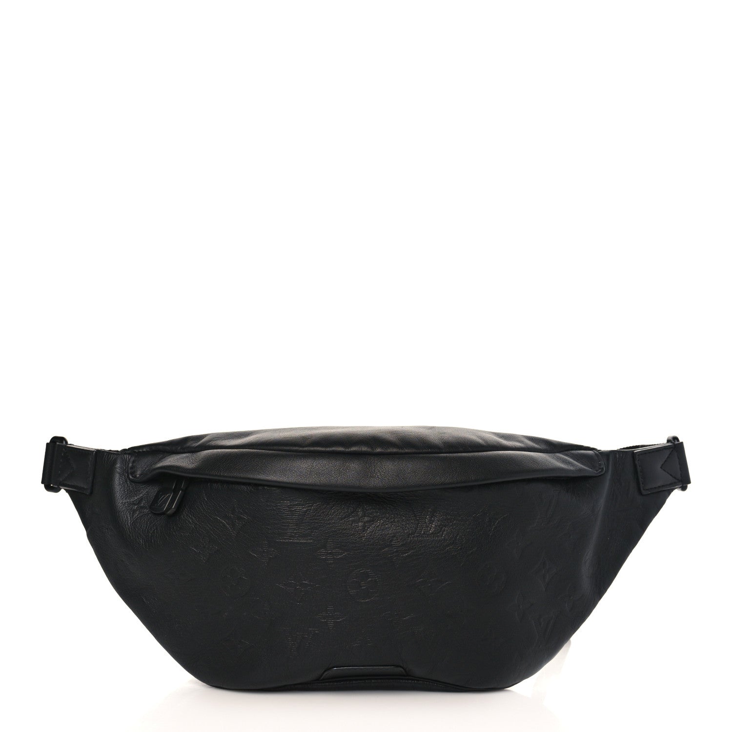 Louis Vuitton Calfskin Monogram Shadow Discovery Bumbag Black 1 of 8