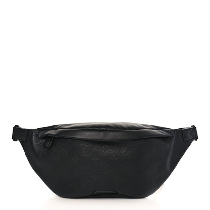 Louis Vuitton Calfskin Monogram Shadow Discovery Bumbag Black 1 of 8