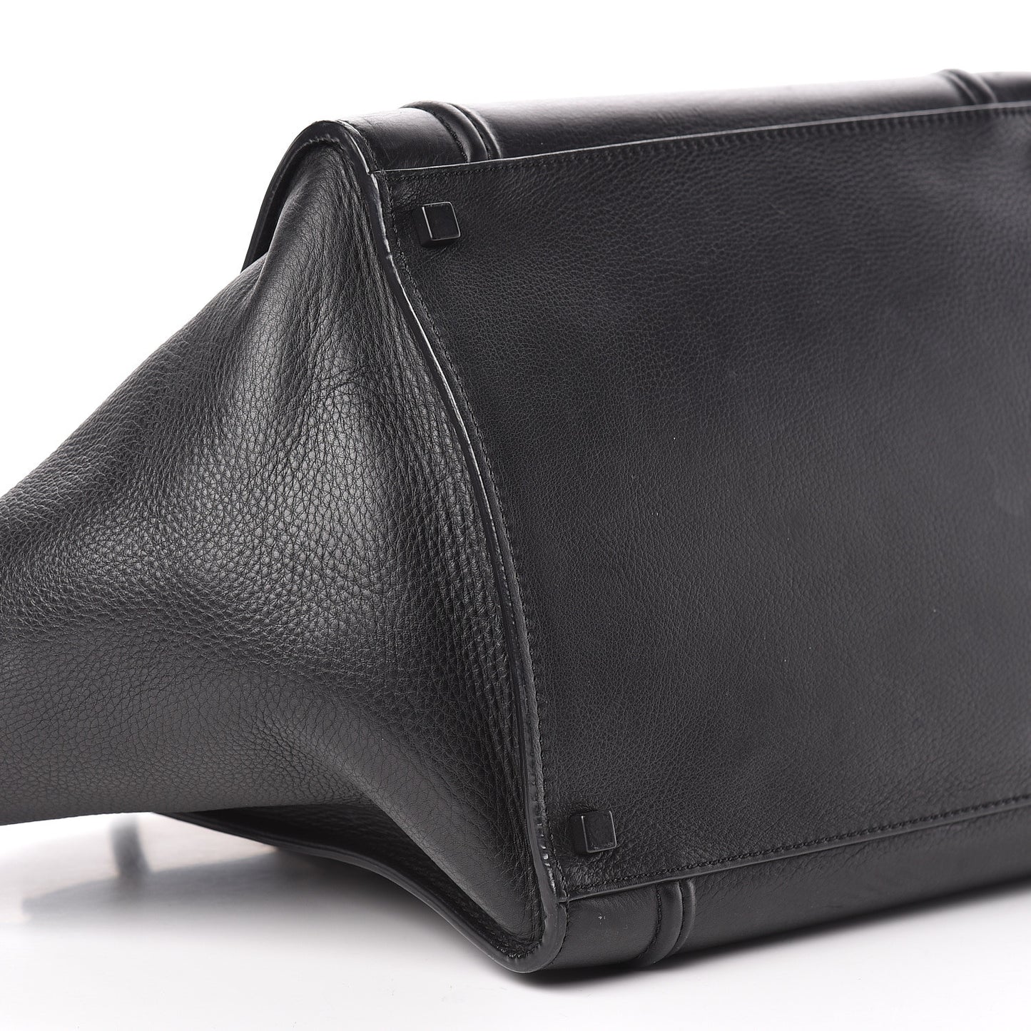 Smooth Calfskin Medium Phantom Luggage Black