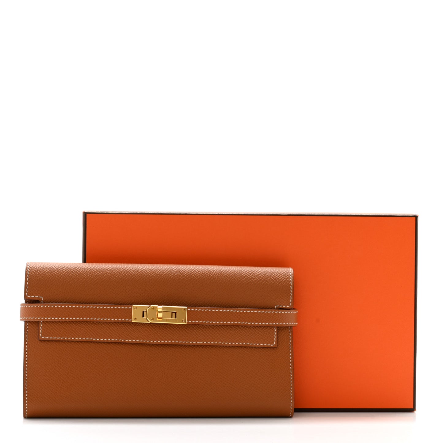 Epsom Kelly Longue Wallet Gold