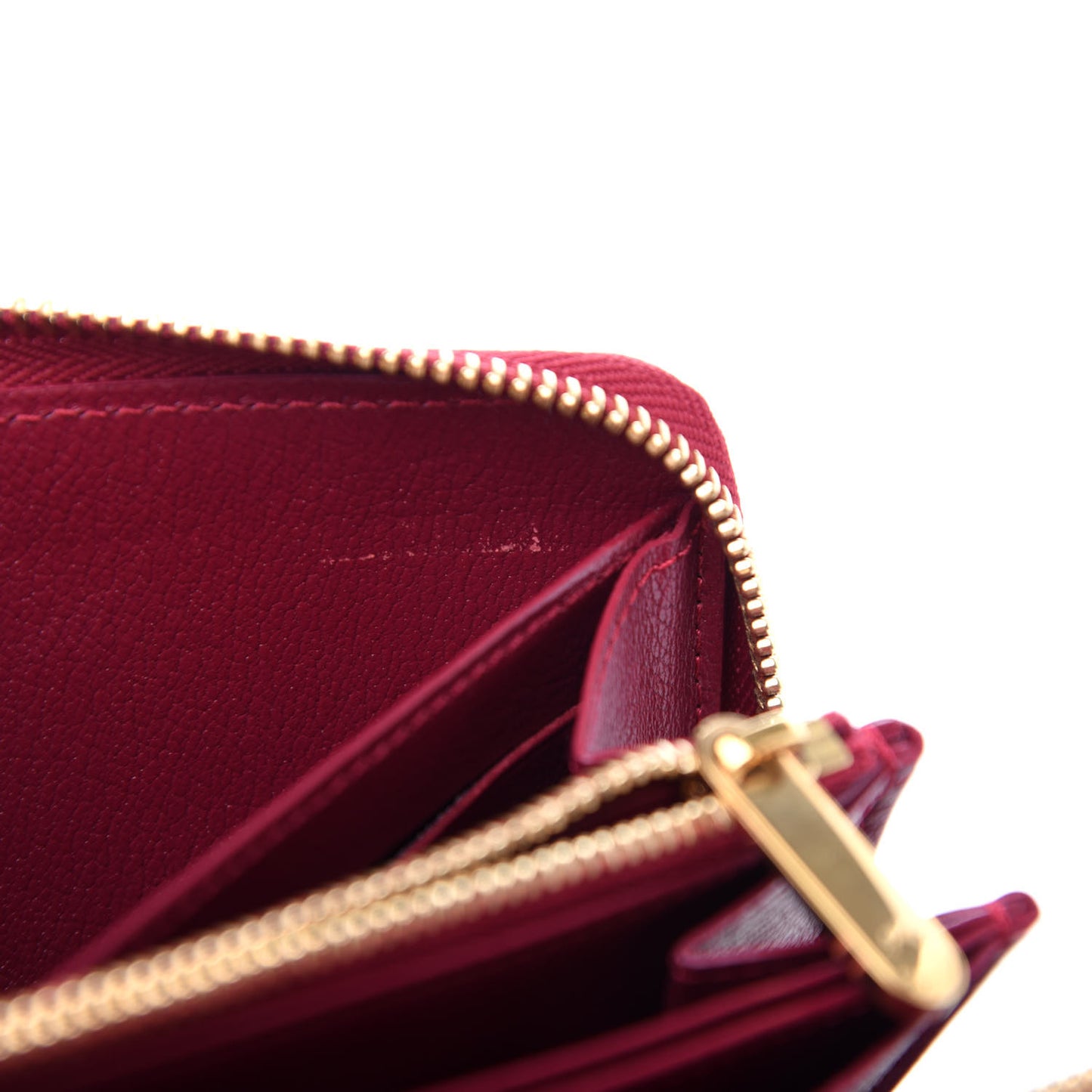 Ostrich Zippy Wallet Magenta