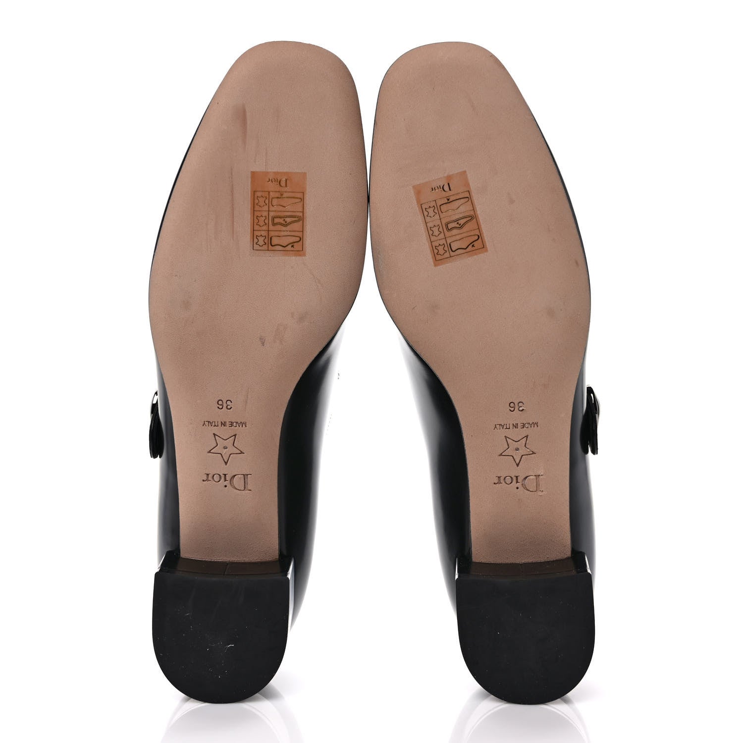 Christian Dior Brushed Calfskin Uniform 30mm Pumps 36 Black 5 of 8