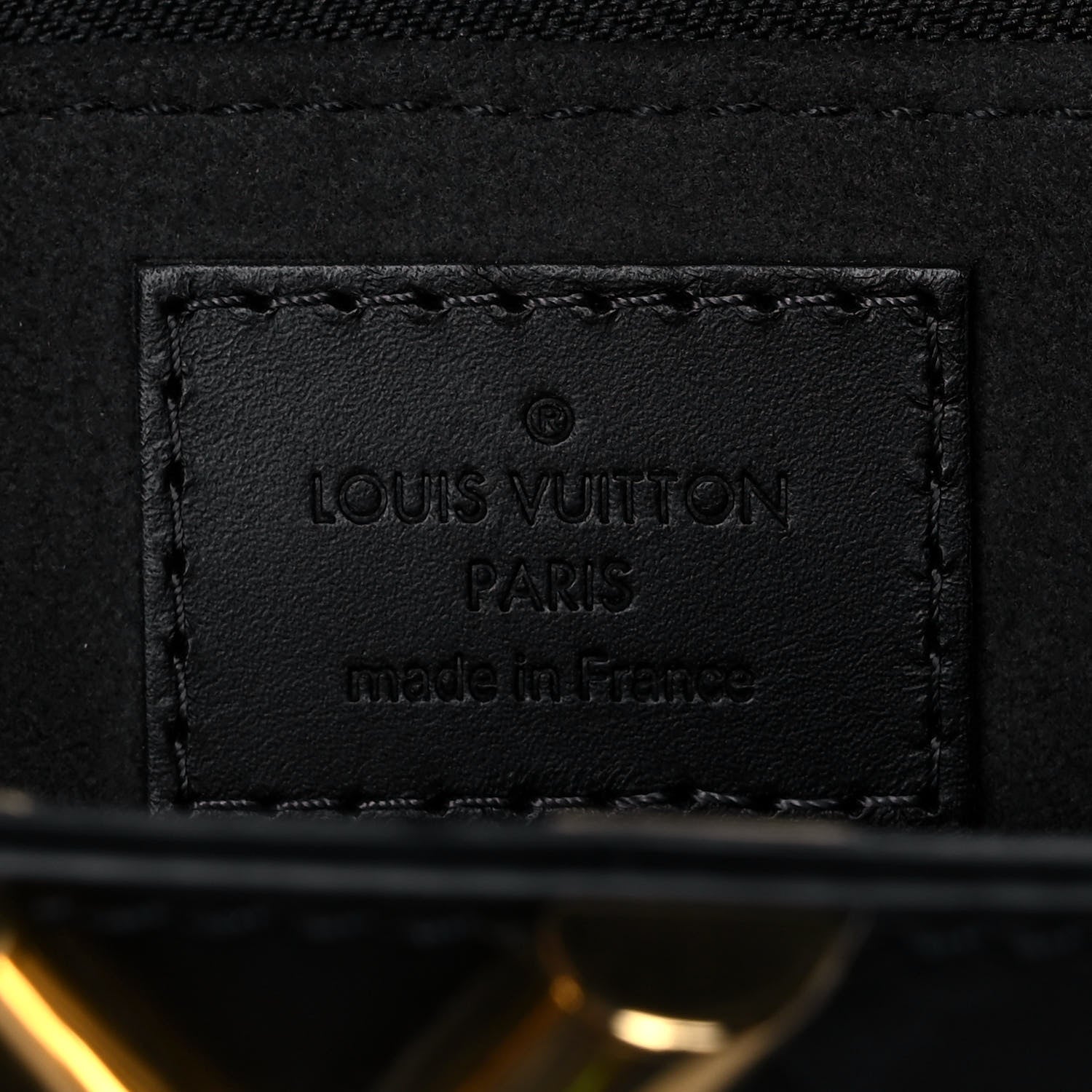 Louis Vuitton Monogram Cuir Plume Very Tote MM Black 6 of 9