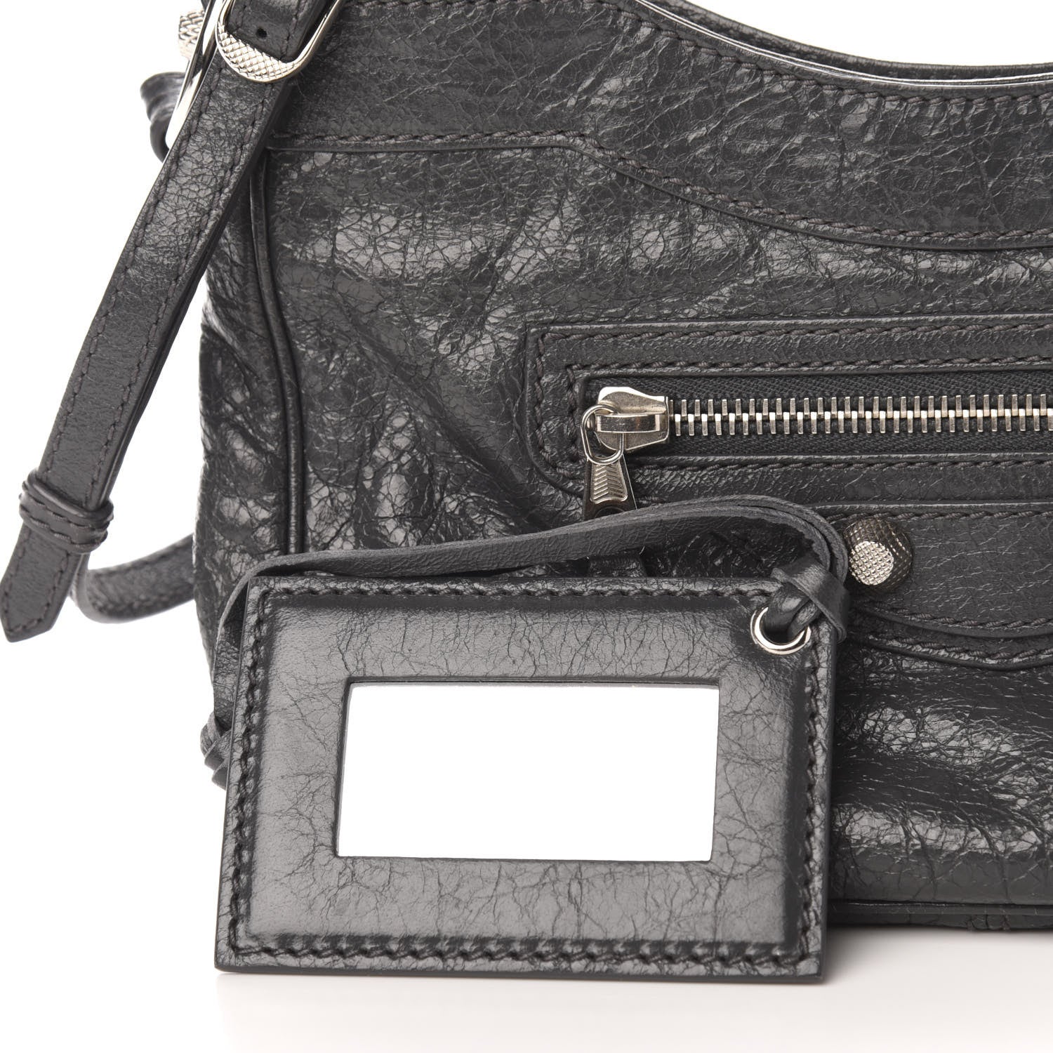 Balenciaga Agneau Giant 12 Silver Hardware Hip Gris Fossile 11 of 12
