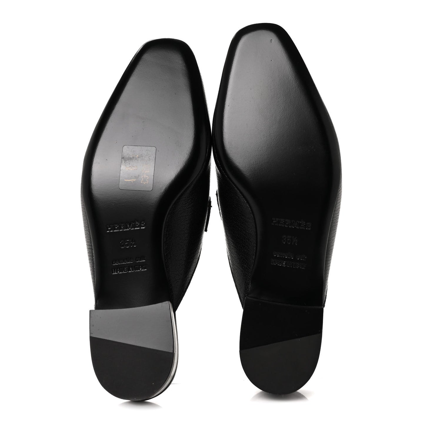 Goatskin Vincennes Mules 35.5 Black