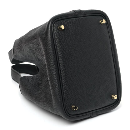 Hermes Taurillon Clemence Picotin Lock 18 PM Black 3 of 5