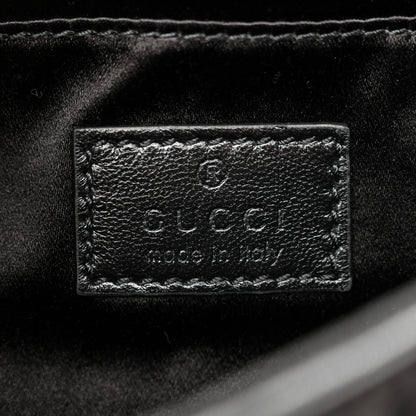 Gucci Nappa Vertical Matelasse Small Maxi Horsebit Chain Shoulder Bag Black 6 of 10