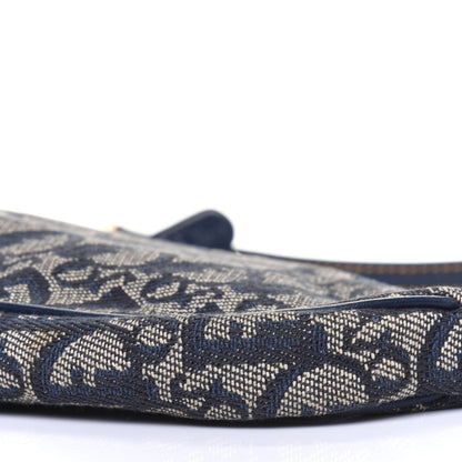 Christian Dior Monogram Mini Saddle Pochette Navy 11 of 13