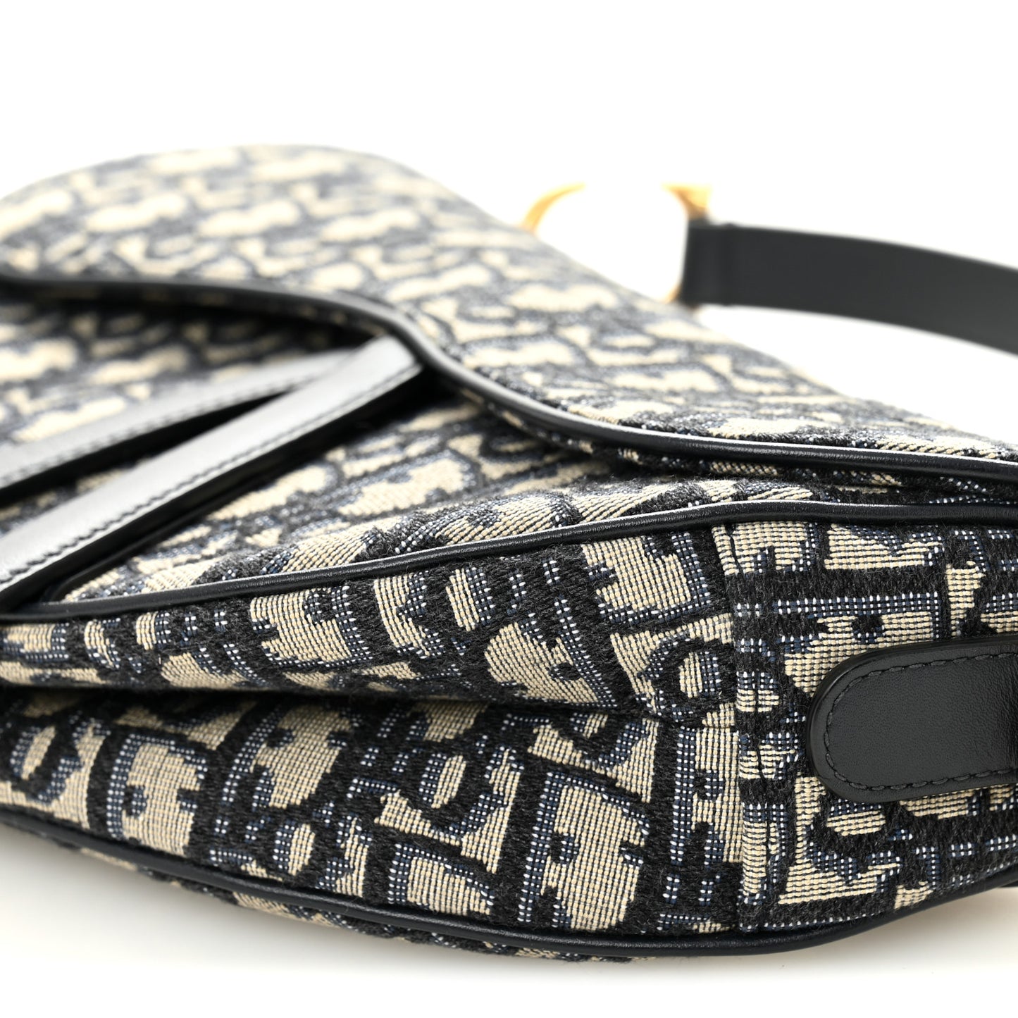 Oblique Saddle Bag Blue