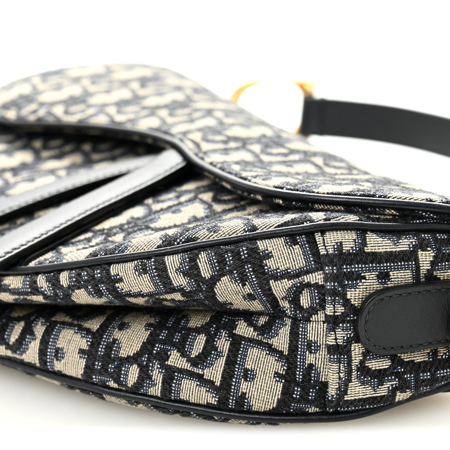 Christian Dior Oblique Saddle Bag Blue 10 of 10