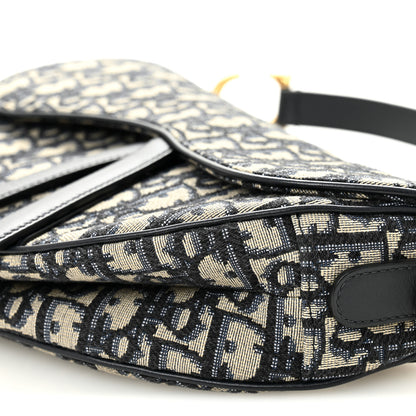 Christian Dior Oblique Saddle Bag Blue 10 of 10