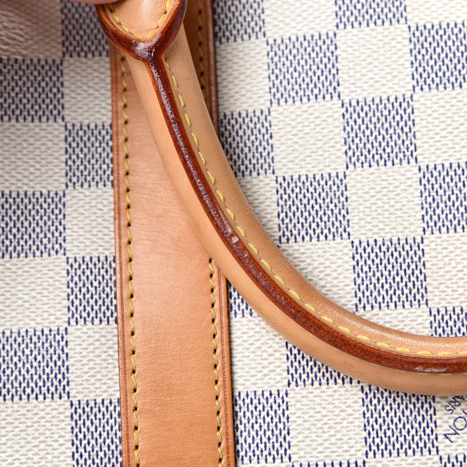 Louis Vuitton Damier Azur Keepall Bandouliere 55 16 of 16