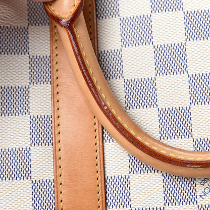 Louis Vuitton Damier Azur Keepall Bandouliere 55 16 of 16