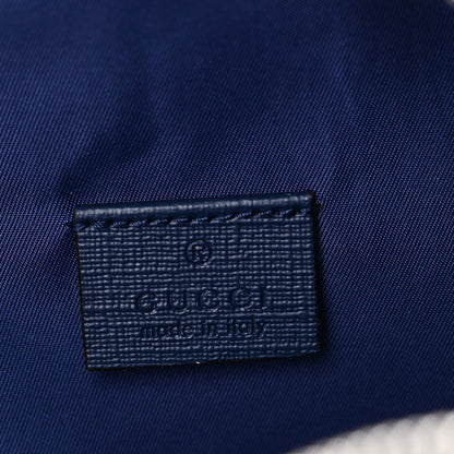 Gucci Textured Dollar Calfskin Web Debossed GG Kids Backpack Blue Agata 6 of 10