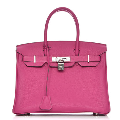 Hermes Togo Birkin 30 Rose Pourpre 1 of 29