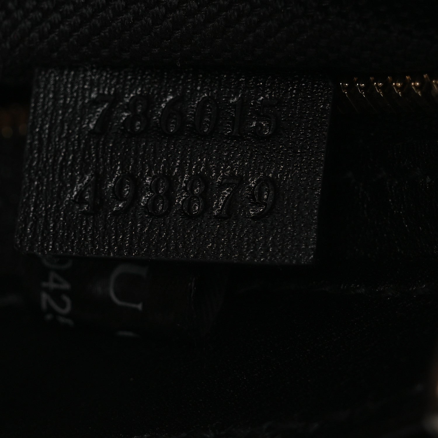 Gucci Calfskin Mini Moon Side Shoulder Bag Black 7 of 13