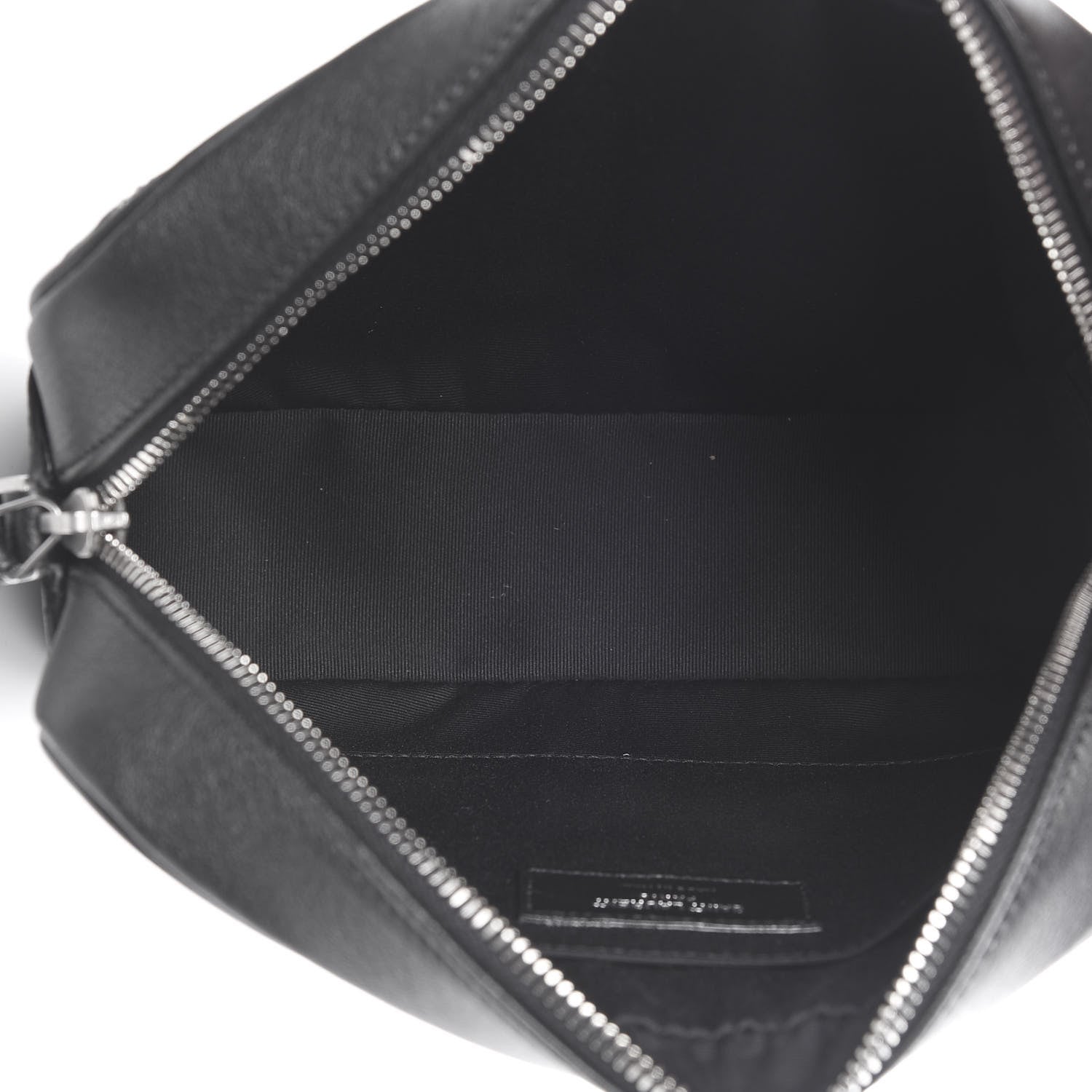 Saint Laurent Calfskin Studded Matelasse Monogram Lou Camera Bag Black 5 of 10