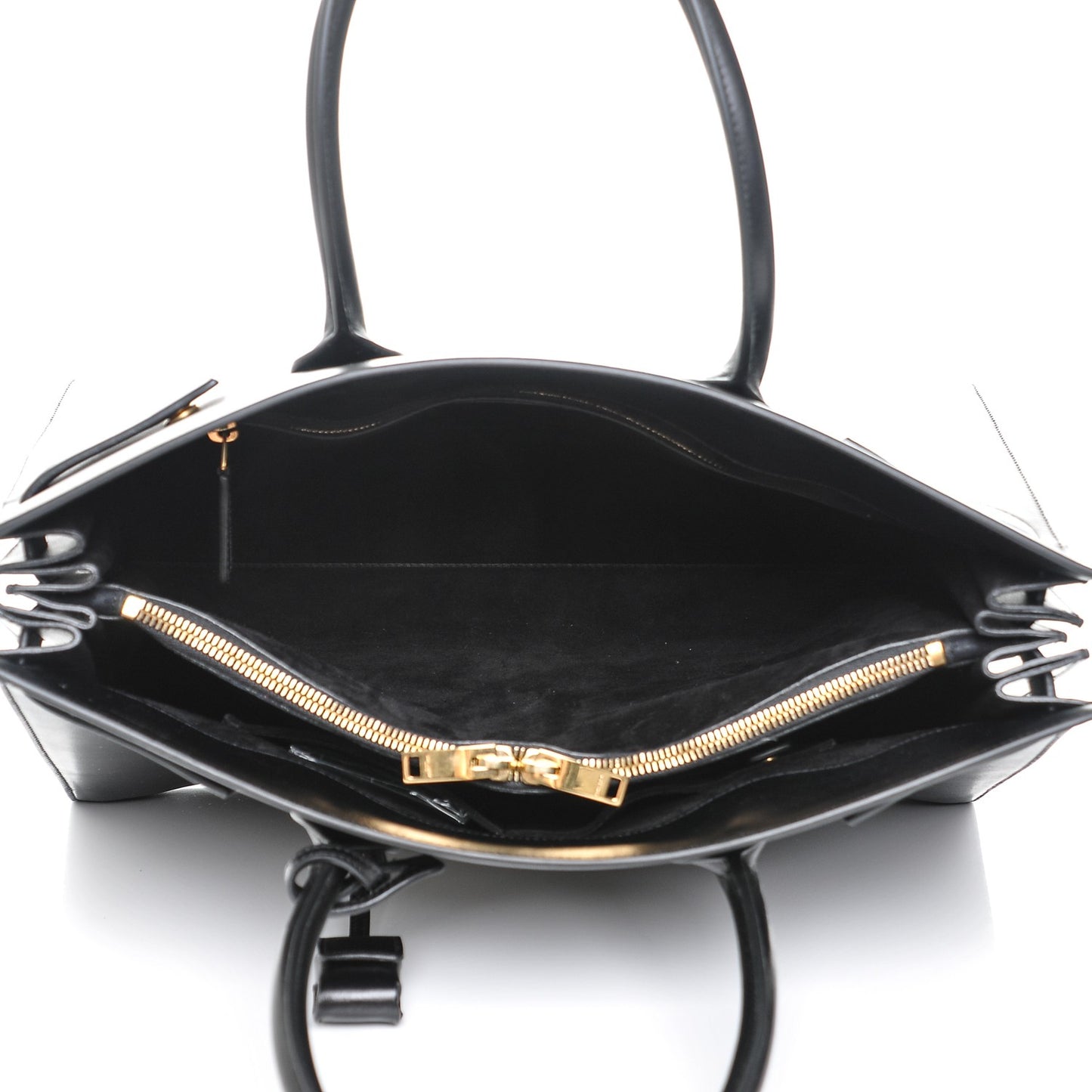 Calfskin Large Sac De Jour Carryall Black