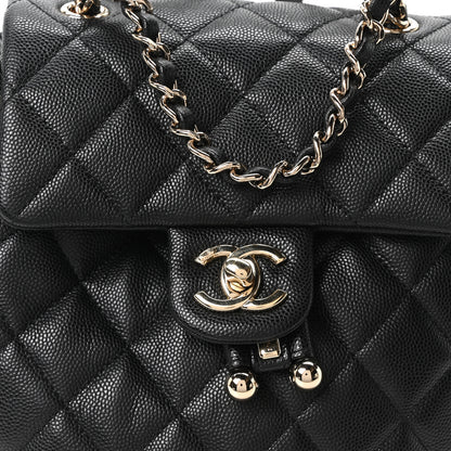 Chanel Caviar Quilted Mini Urban Spirit Backpack Black 8 of 10