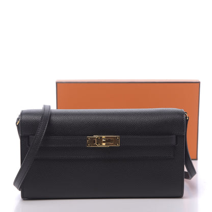 Hermes Epsom Kelly Wallet To Go Black 10 of 10