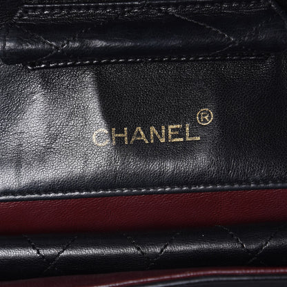 Chanel Lambskin Quilted Jumbo Single Flap Black 7 of 12