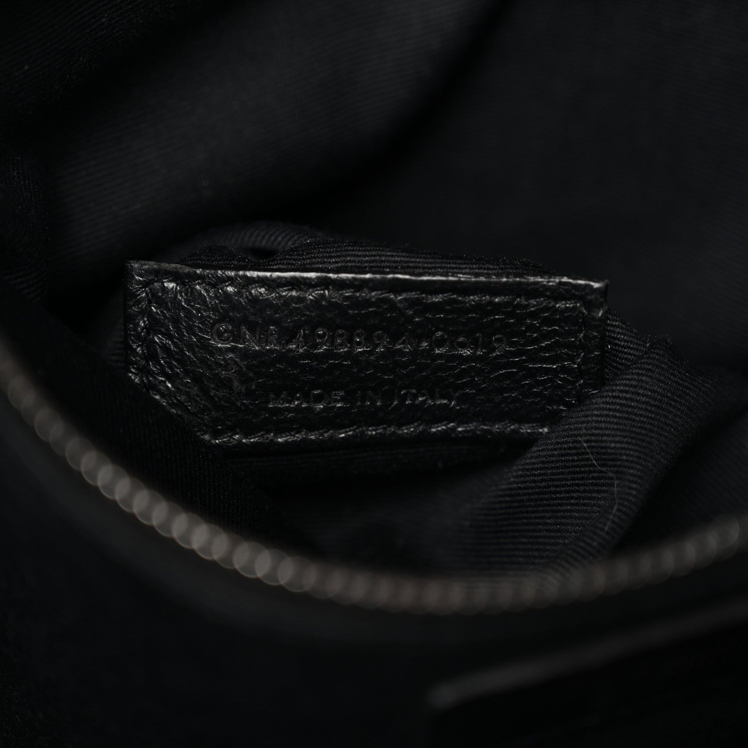 Saint Laurent Crinkled Calfskin Matelasse Monogram Medium Niki Chain Satchel Black 7 of 11