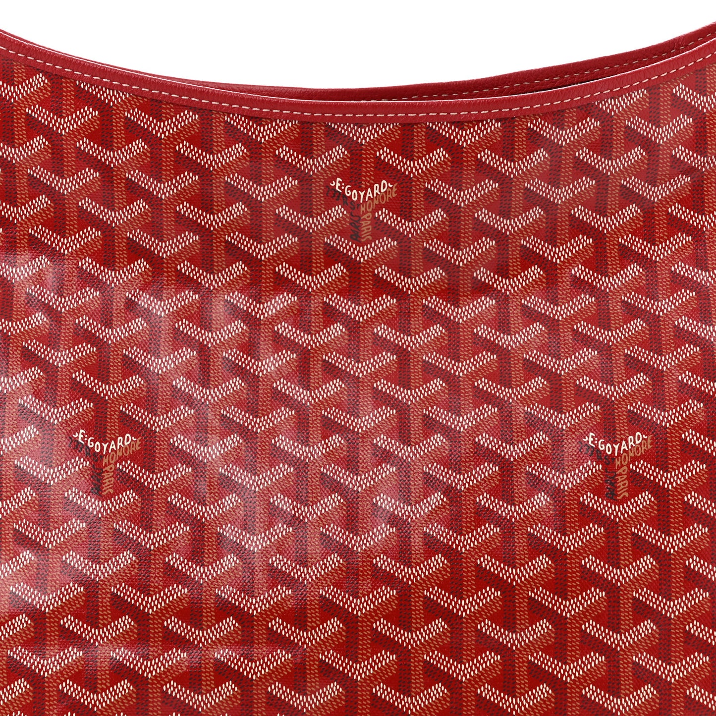 Goyardine Boheme Hobo Red