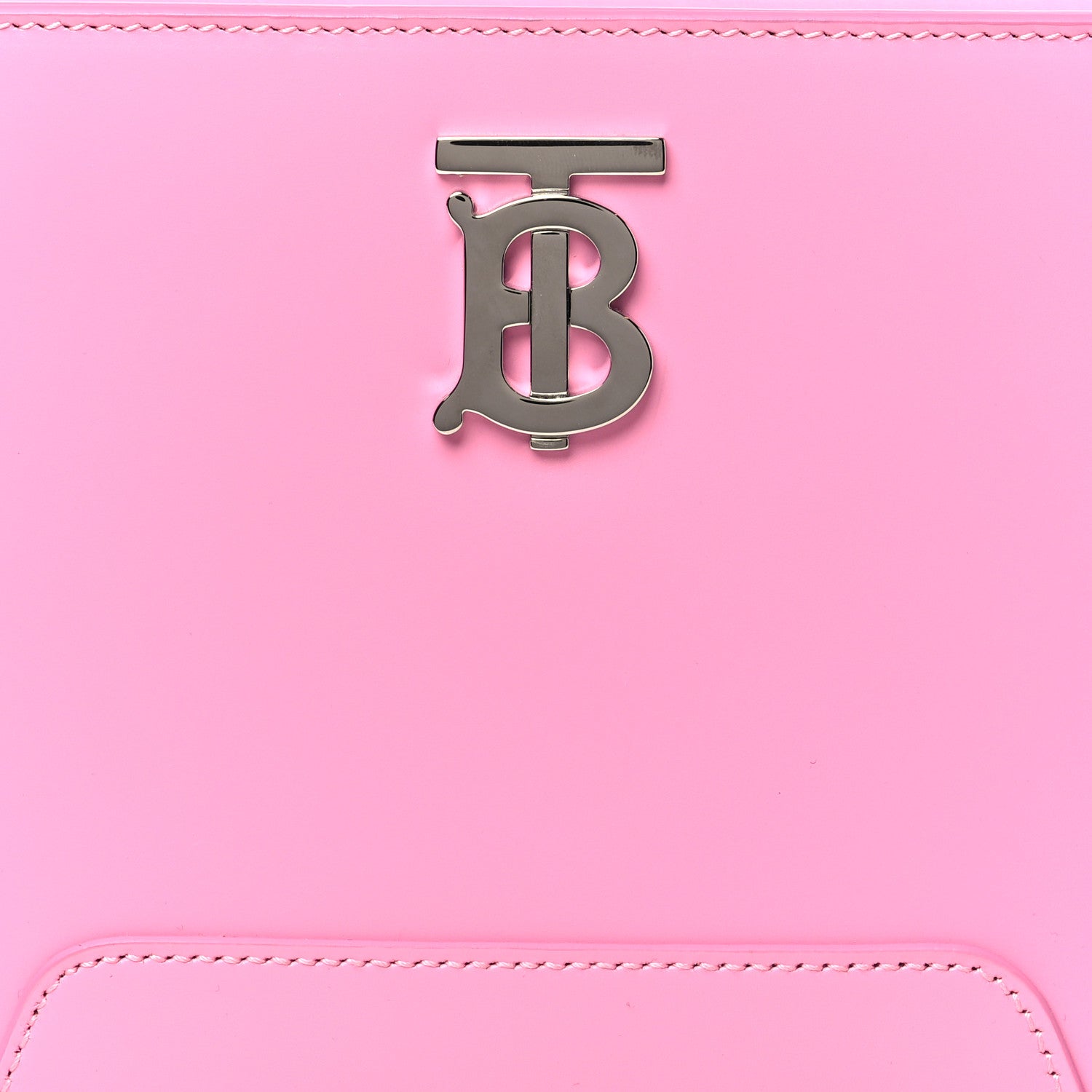 Burberry Smooth Calfskin TB Shoulder Bag Primrose Pink 8 of 10