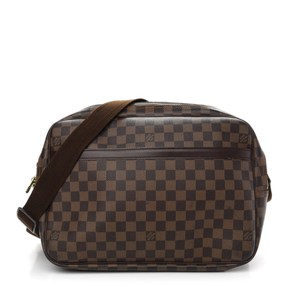 Louis Vuitton Damier Ebene Reporter GM 1 of 8