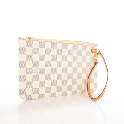 Louis Vuitton Damier Azur Neverfull MM GM Pochette 3 of 7