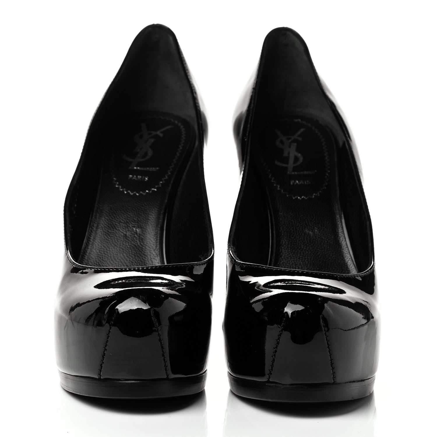 Saint Laurent Patent Tribtoo 80 Platform Pumps 36.5 Black 2 of 7