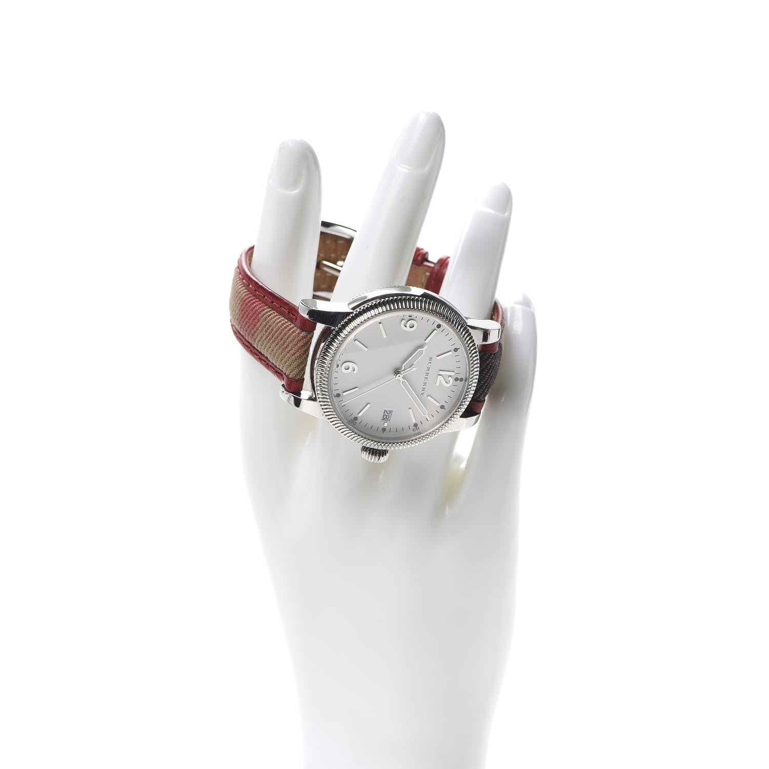 Burberry Stainless Steel Calfskin 38mm Utilitarian Quartz Watch BU7842 2 of 6