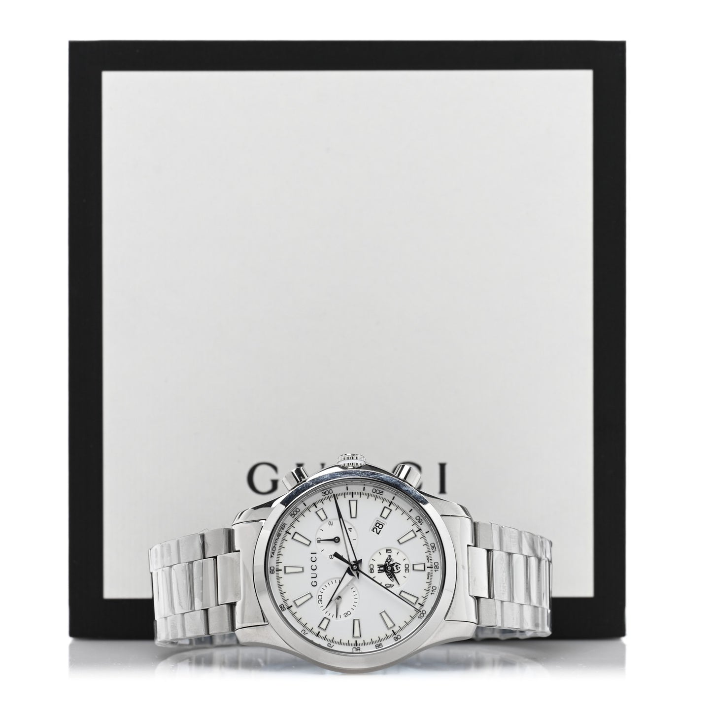 Stainless Steel 38mm G-Timeless Bee Chronograph Quartz Watch