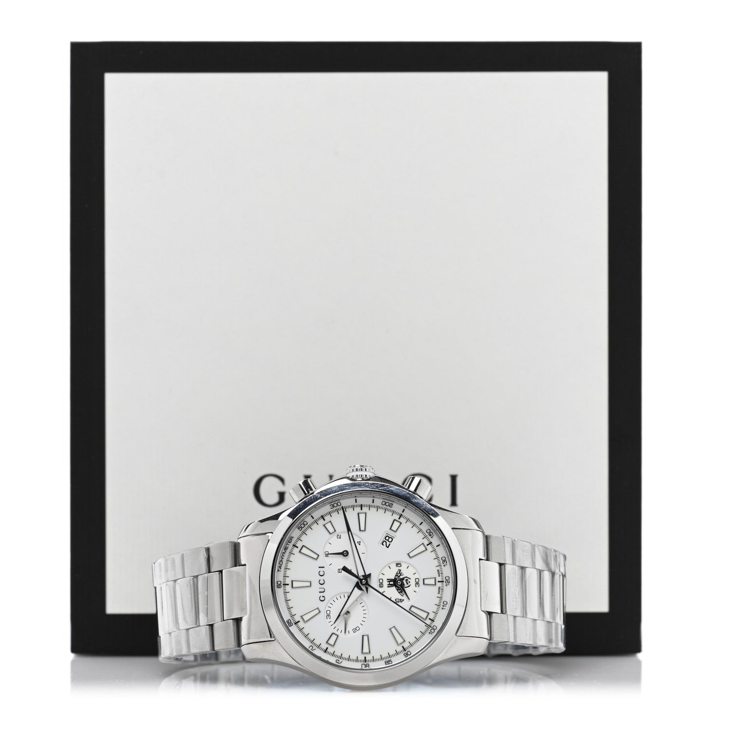 Gucci Stainless Steel 38mm G-Timeless Bee Chronograph Quartz Watch 5 of 5