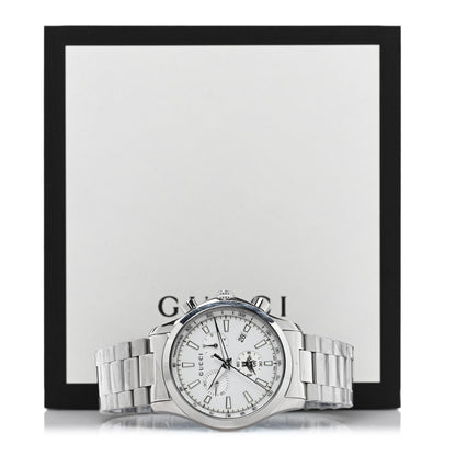 Gucci Stainless Steel 38mm G-Timeless Bee Chronograph Quartz Watch 5 of 5