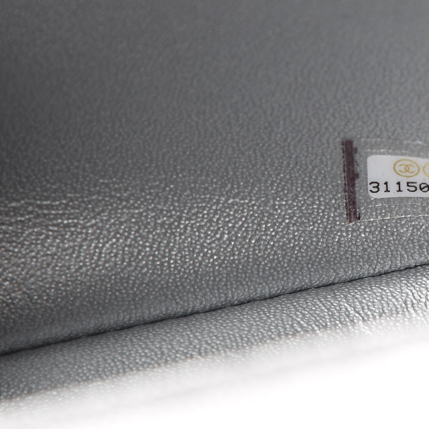 Chanel Metallic Caviar Quilted Mini Top Handle Rectangular Flap Silver 7 of 10