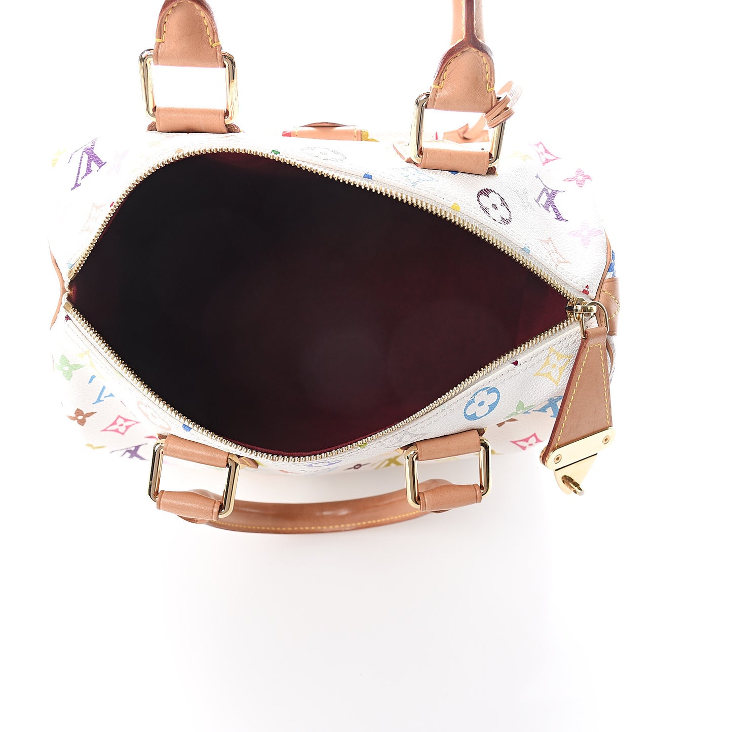 Monogram Multicolor Speedy 30 White