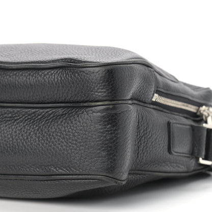 MCM Grained Calfskin Medium Shoulder Bag Black 11 of 14