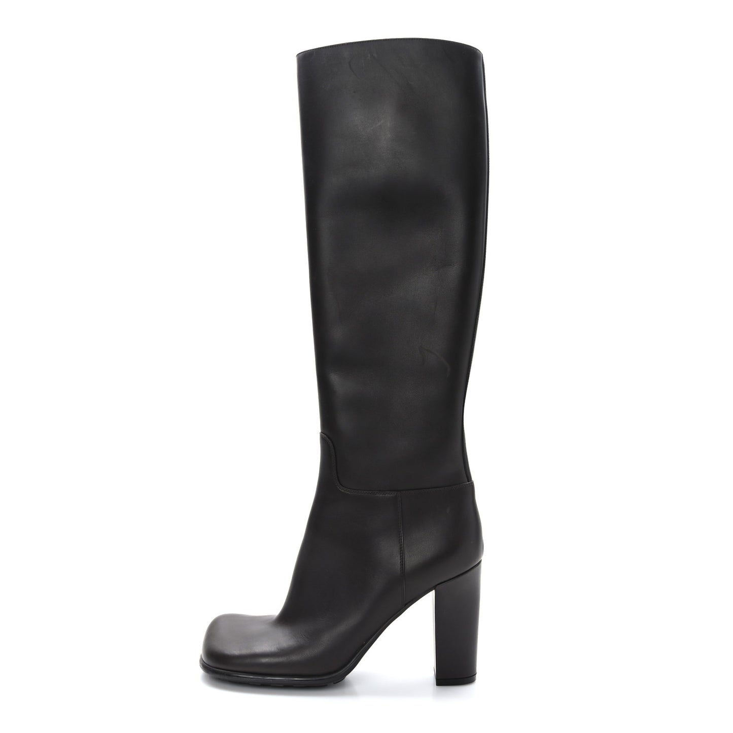 Calfskin Storm Knee High Boots 39 Fondant