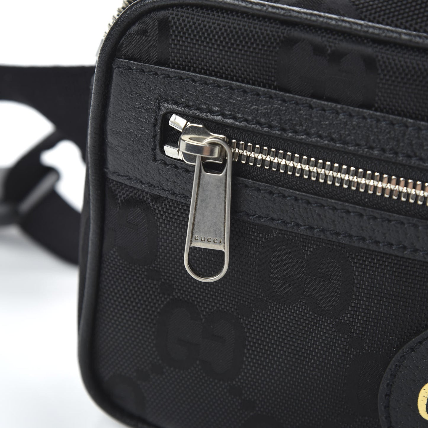 Econyl Nylon Monogram Off The Grid Belt Bag Black